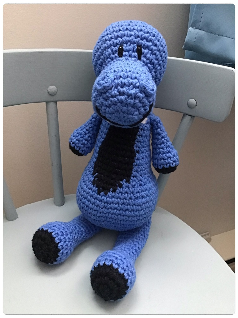 T-rex crochet stuffie