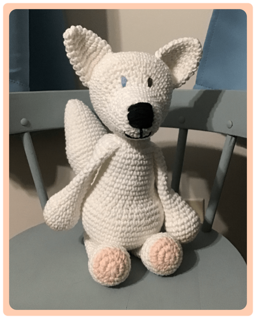 Large Arctic fox stuffie