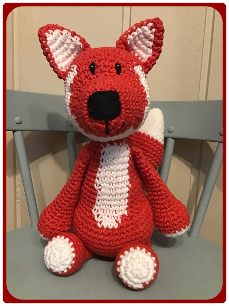 Large red fox stuffie