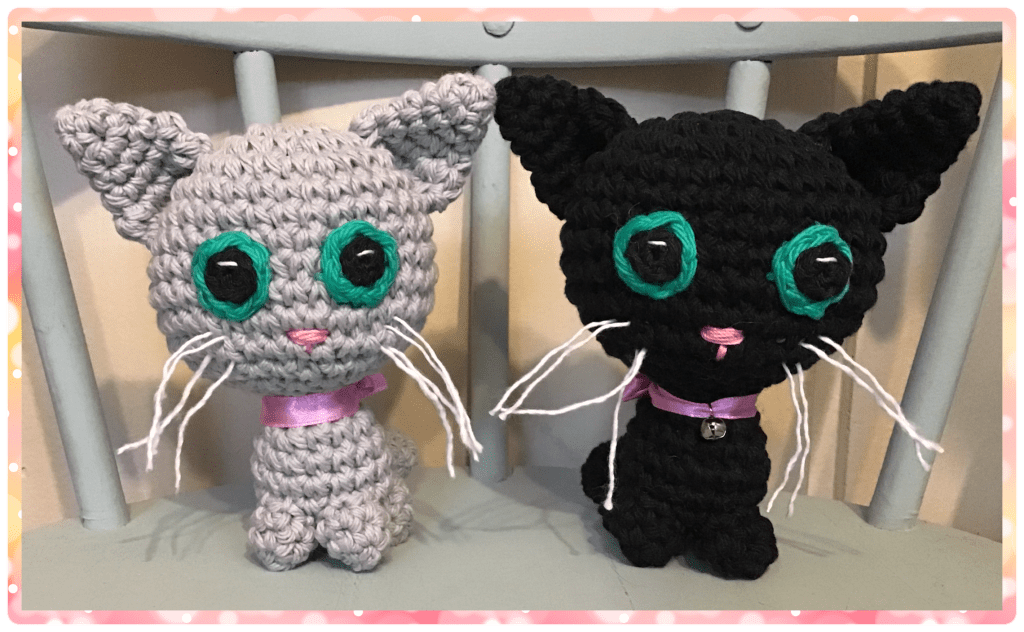 Small kittens with big heads and eyes