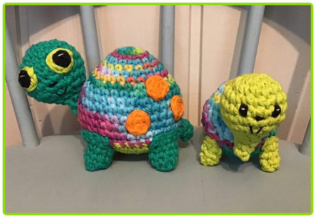 Small and Tiny turtle mod's from "Tiny Yarn Animals"
