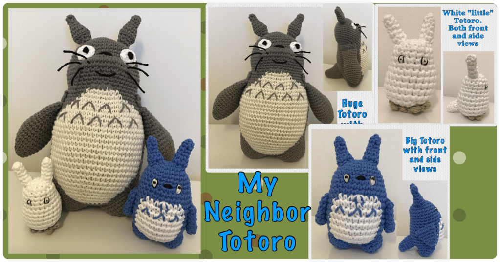 My Neighbor Totoro. Lot's of pictures of the little one, big one and huge one