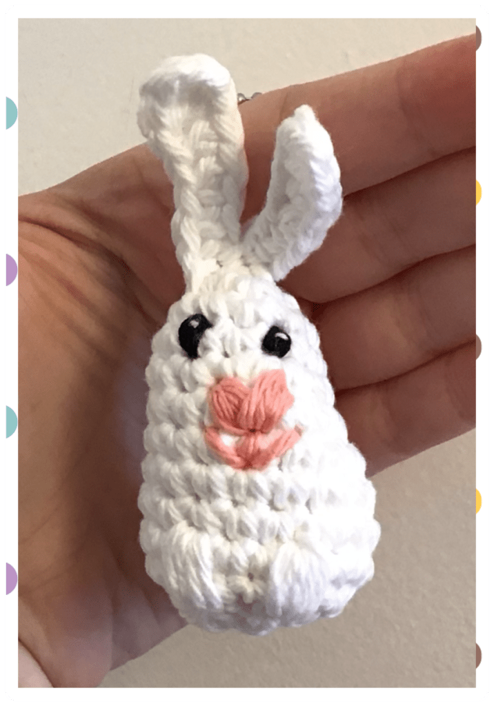 One bunny keychain