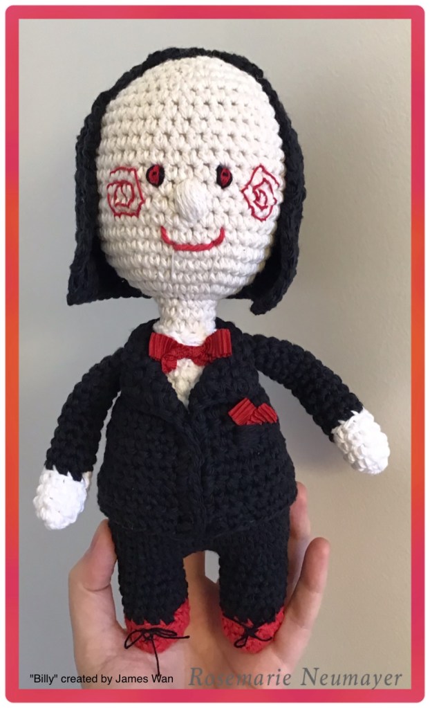 Billy stuffie doll from Saw (film).